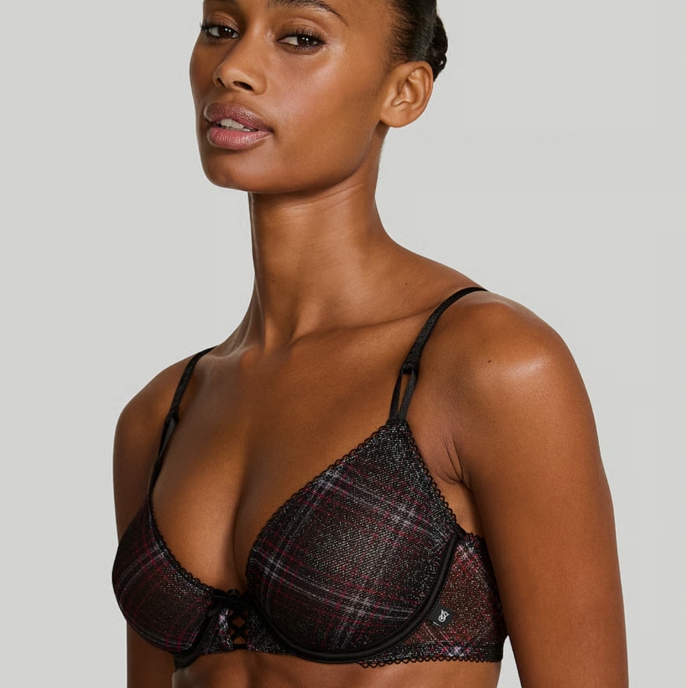 VS shimmer bra Set 36DD